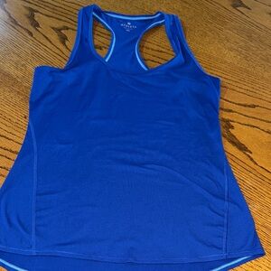 Athleta Racerback Royal Blue Tank Top